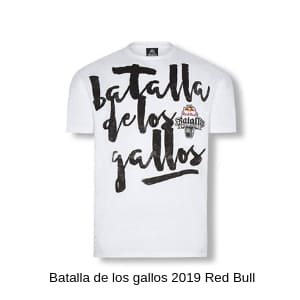 Posible alivio pala Camiseta Red Bull Batalla de los Gallos